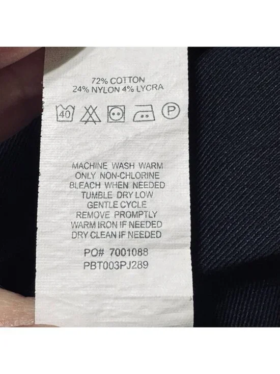 Men's Psycho Bunny Shirt Slim Fit Non Iron Black Preppy Business 17.5-34/35 XL - Picture 7 of 7